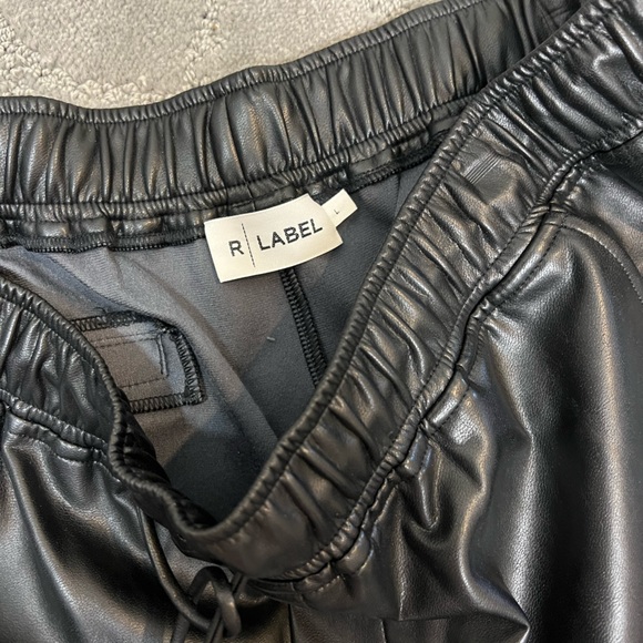 Reset Vegan leather Joggers - Picture 2 of 2